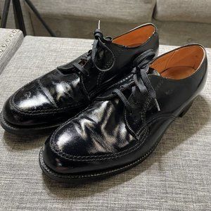 ALDEN 461 FootBalance Orthopedic Leather Shoes Black MEN'S SZ 6 1/2 6.5 B/D USA